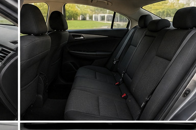 Comfortable rear passenger seating