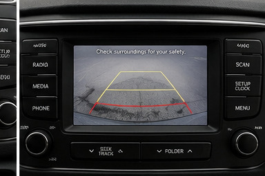 Rear backup camera view